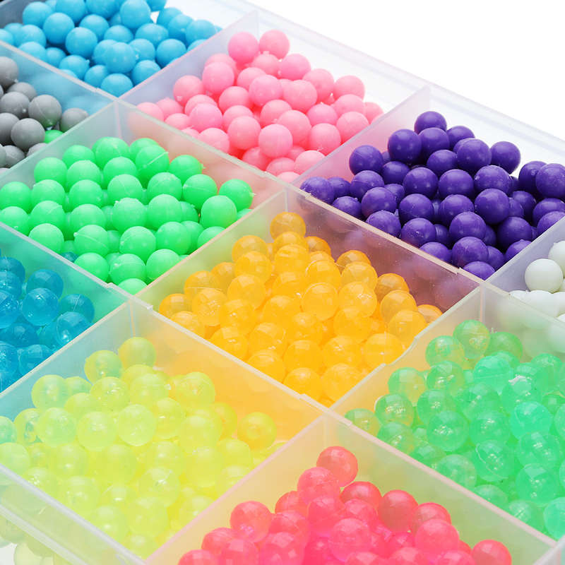2400pcs DIY Fuse Bead Plastic Perler Stick Water Beads Toys