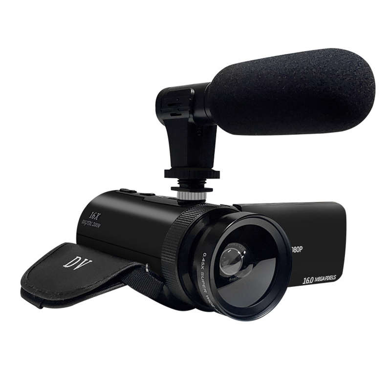 Professional CMOS 16 Megapixels 1080P 18X Digital Zoom Video Camcorder Digital Came (Type Only Lens)