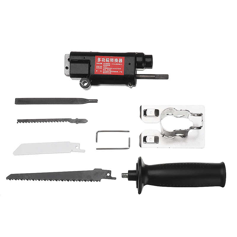 Drillpro Multifunction Reciprocating Saw Attachment Change Electric Drill Into Reciprocating Saw