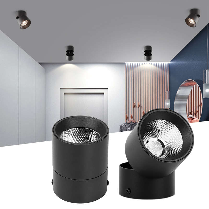 10W 220V LED Downlight Foldable LED Spotlight Ceiling Spot Lights Surface Mount