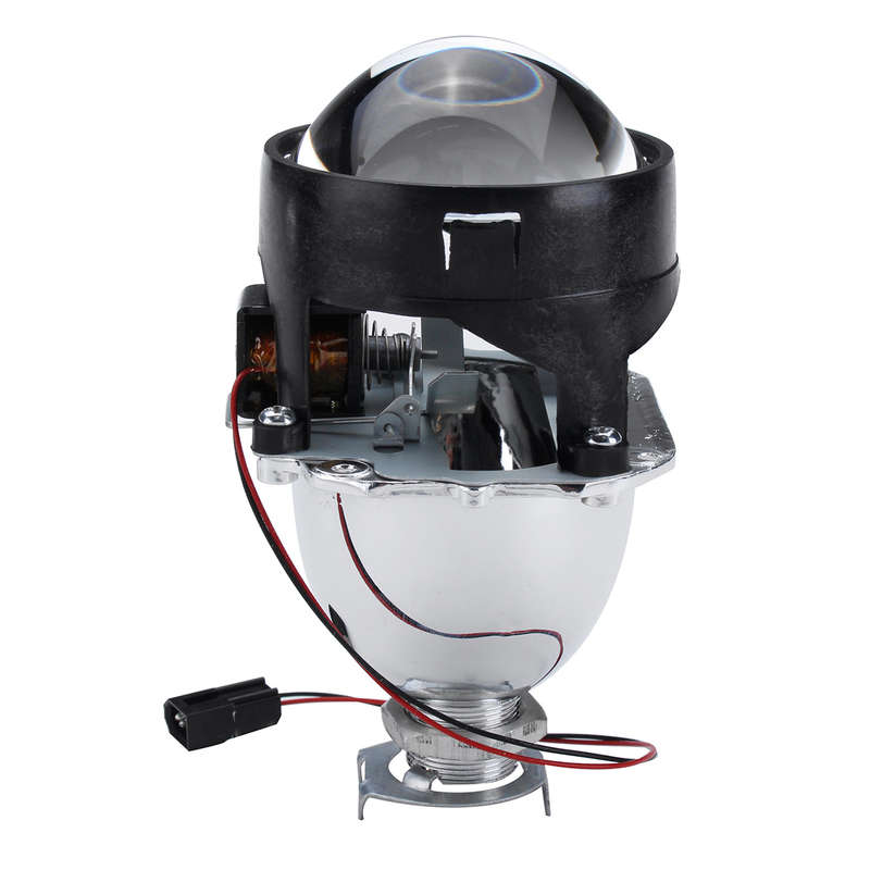 2.5 HID Bi-Xenon Projector Headlights Lens H1 H4 H7 Retrofit Hi/Low Beam LHD/RHD Type"