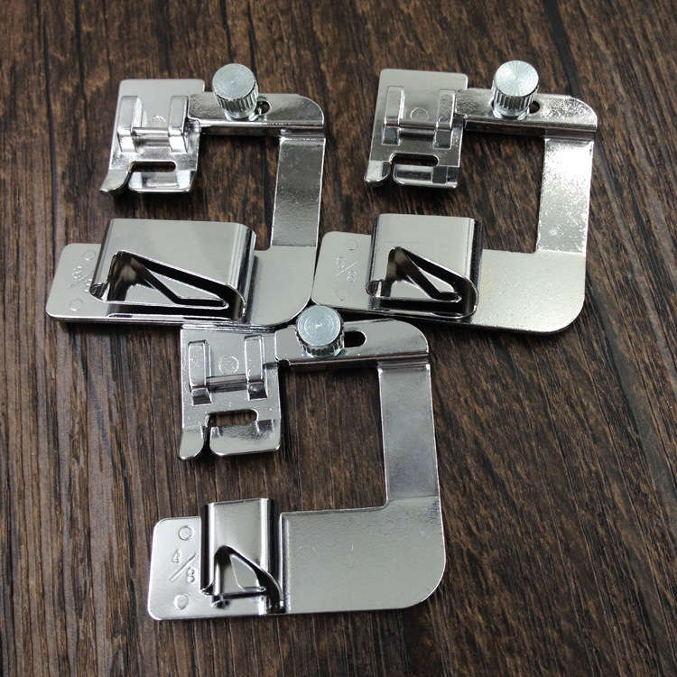 Portable Home Multi-functional household 3 Sizes Rolled Hem Presser Foot