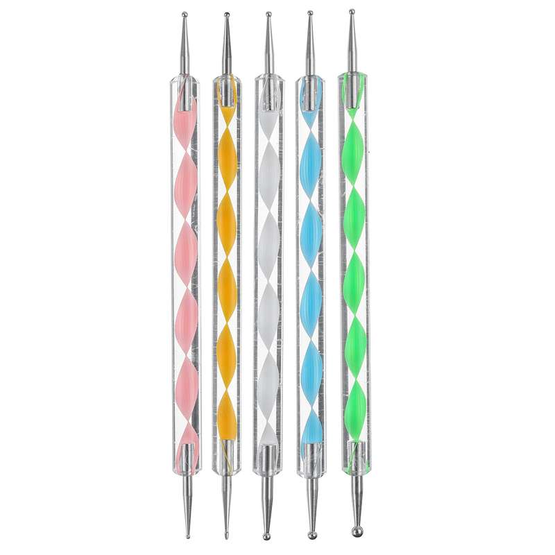 40Pcs Mandala Dotting Tools Set Rock Painting Kit Nail Art Pen Paint