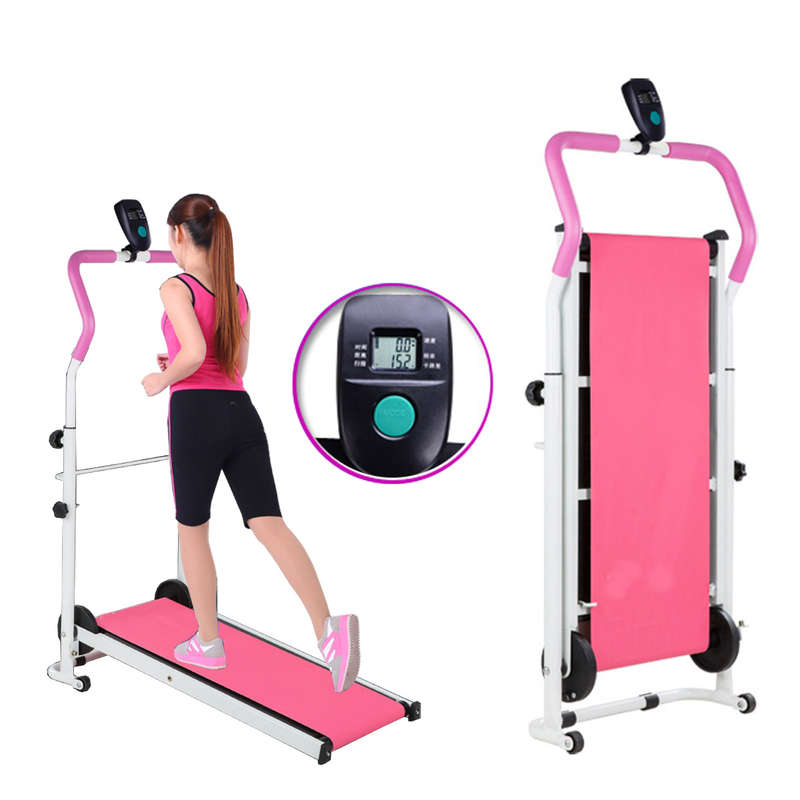 LED Display Folding Treadmill Multifunction Running Machine Exercise Fitness Home Gym Max Load 100kg