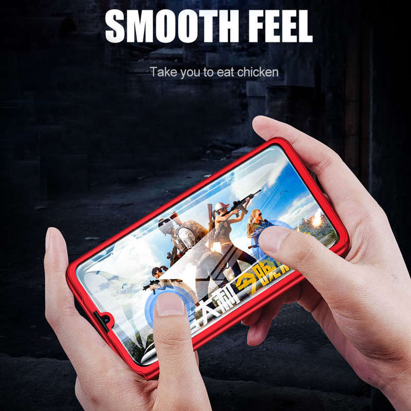 New Bakeey 360 Full Body PC Front+Back Cover Protective Case With Screen Protector For Samsung