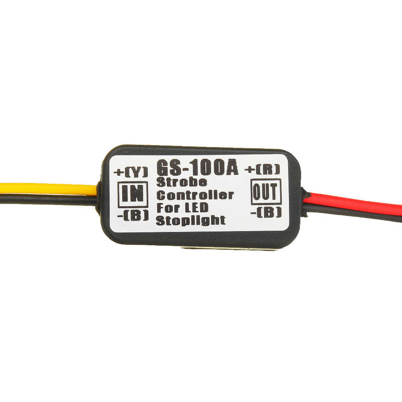 12V Waterproof Flash Strobe Controller Flasher Module For Car Led Brake Stop Lights Lamp