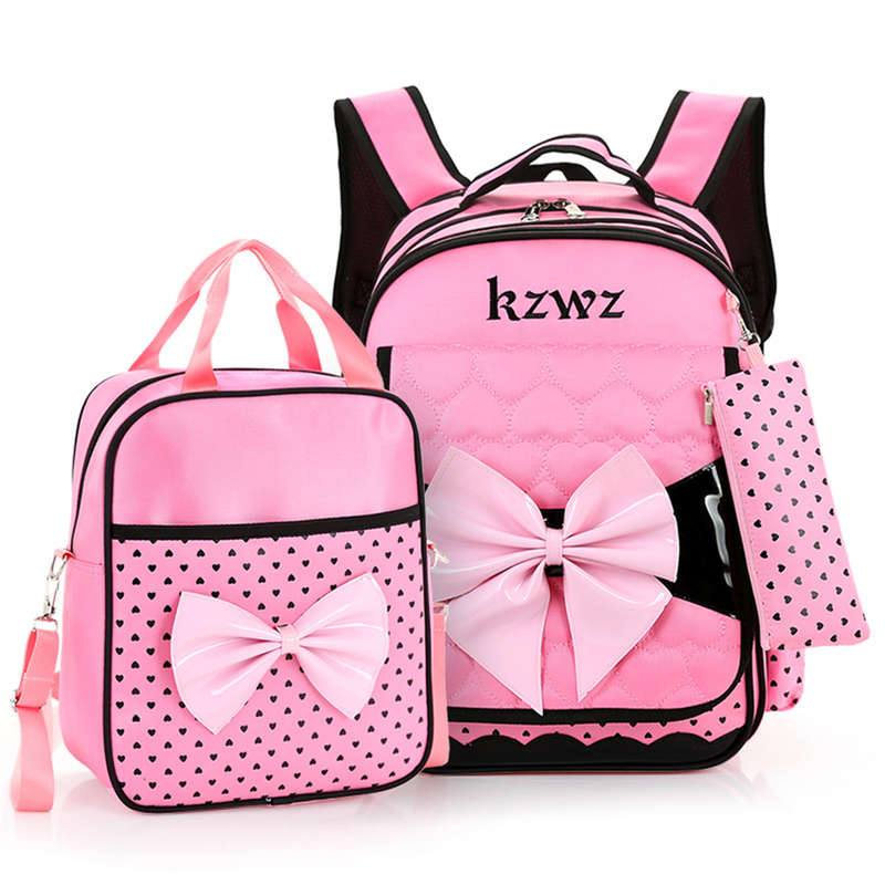New 3 Pcs School Bag Sets Shoulder Bag Nylon Cross body Bags Camping Travel Back