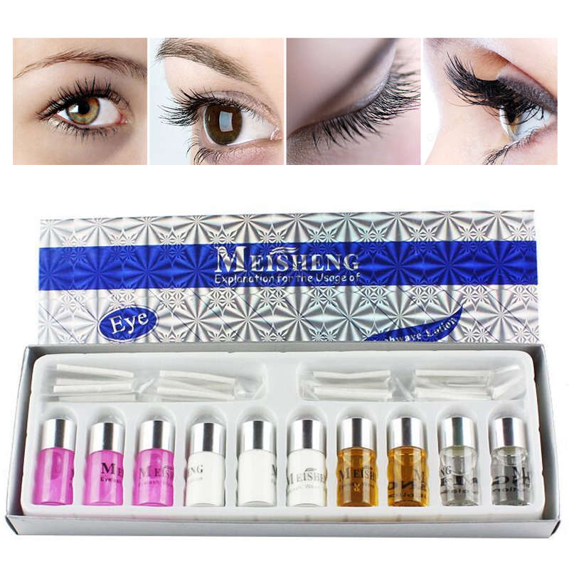 New Thicker Longer Eyelashes Wave Lotion Eyelash Perming Curling Kit Set