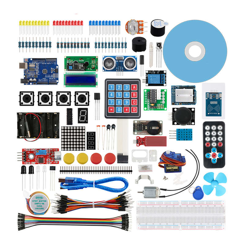 Geekcreit Starter Kit for Arduino UNO R3 IDE DIY Kit Support Mixly Mblock Scrat