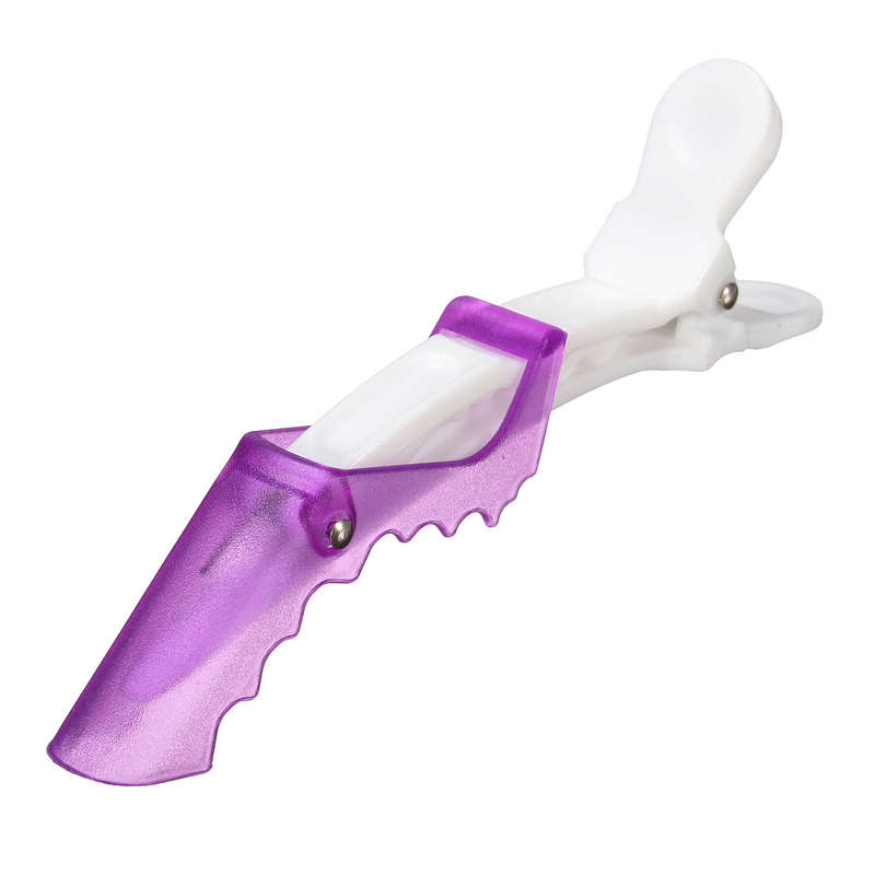 10Pcs Plastic Salon Clamps Crocodile Hairdressing Hair Clips Tool