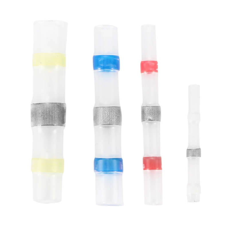 500Pcs Waterproof Solder Sleeve Heat Shrink Butt Wire Splice Connectors Tube