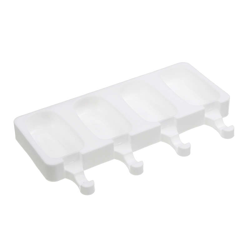 4 Cell Silicone Frozen Ice Cream Mold Juice Popsicle Maker Ice Lolly Pop Mould (SIZE 2 S)