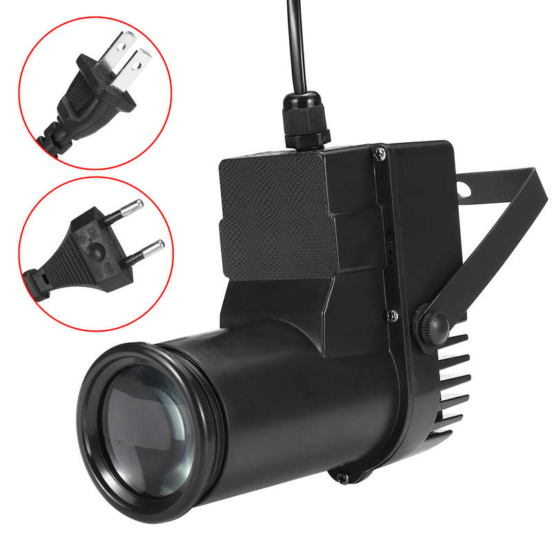 90-230V 9W DMX RGB LED Light Pinspot Beam Spotlight 6CH DJ Disco Party KTV Stage Effect Lighting