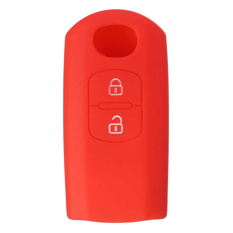 2 Button Silicone Cover Fob Case Remote Key Case For Mazda 2 3 5 6