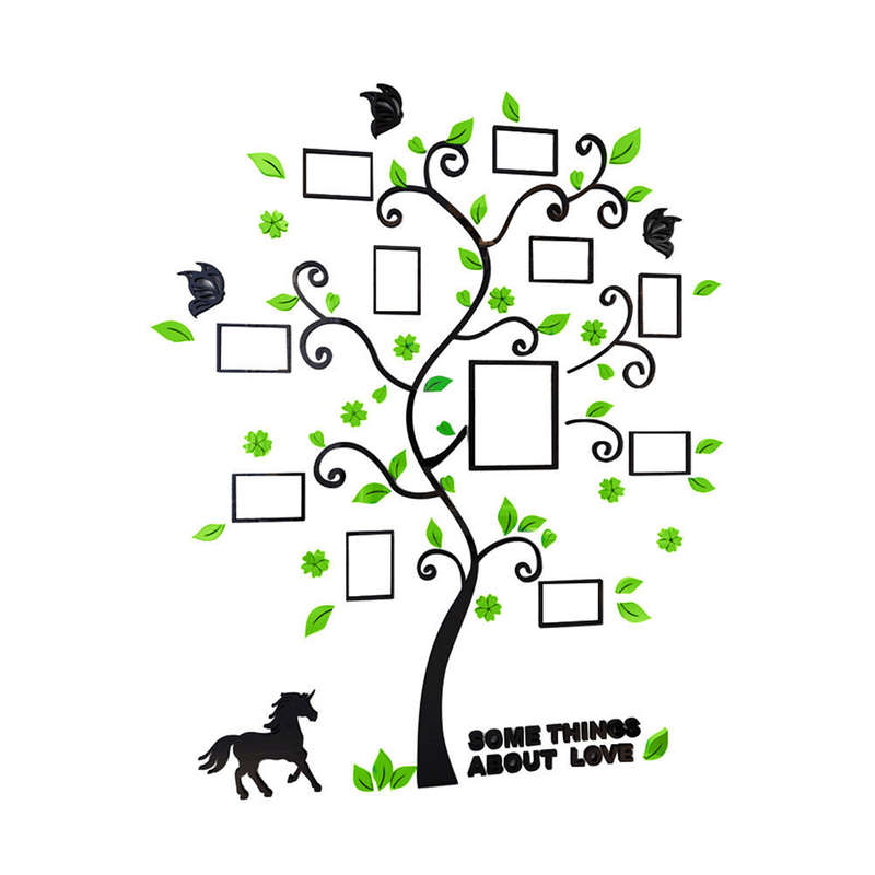 New Removable Family Photo Frame Tree Sticker Living Room Wall Decals DIY Wall D