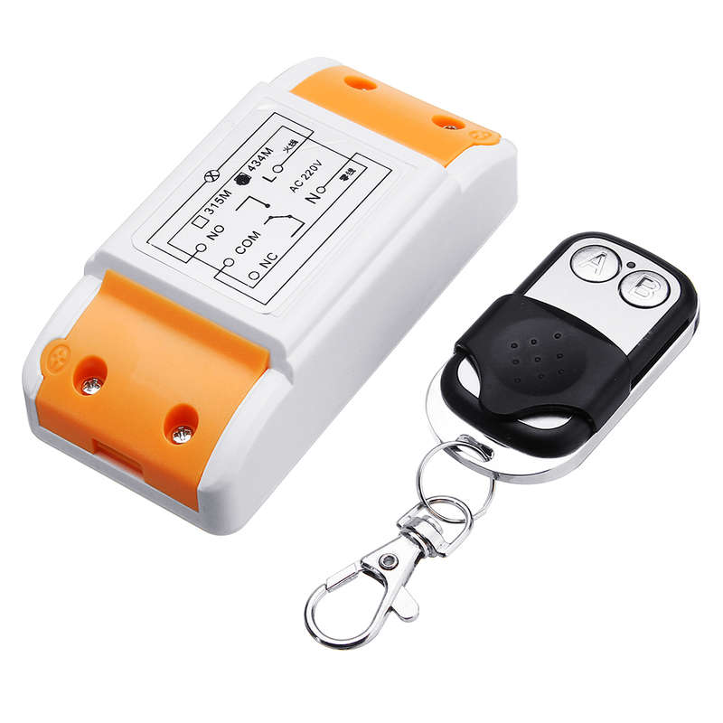 433MHz AC 220V 1CH Channel Wireless Remote Control Switch Module with Small