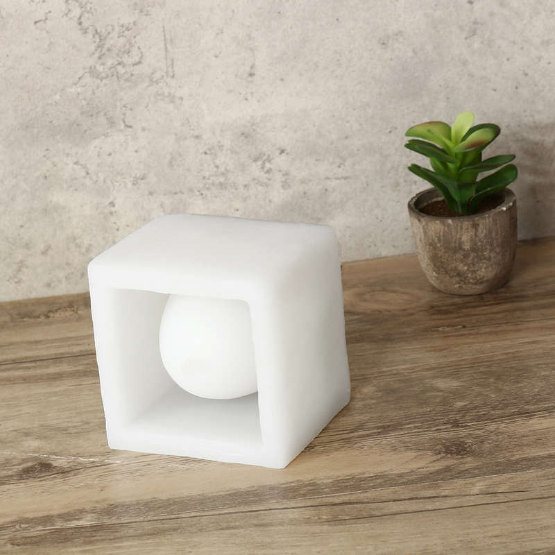 Cube Silicone Mold Diy Concrete Flower Pot Garden Planter Vase Mould Craft Handmade Tool