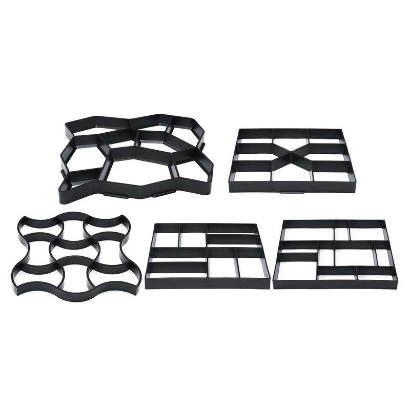 New DIY Concrete Paving Pavement Mould Mold Gardens Balconies Villas Path Walk Maker Gement Br