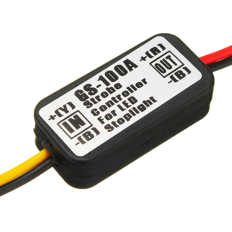 12V Waterproof Flash Strobe Controller Flasher Module For Car Led Brake Stop Lights Lamp