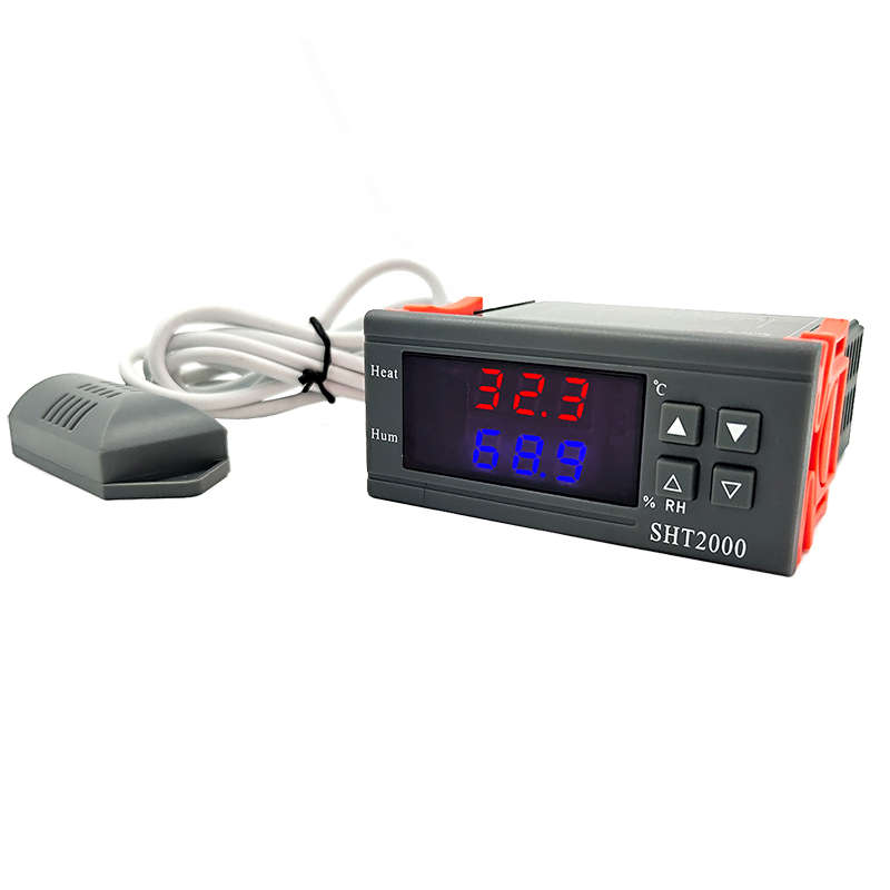 SHT2000 Digital Temperature Humidity Controller Home Fridge Thermostat Humidistat Thermometer Hygrom