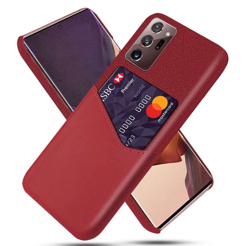 Bakeey for Samsung Galaxy Note 20 Ultra / Galaxy Note20 Ultra 5G Case Luxury PU Leather + Cloth with