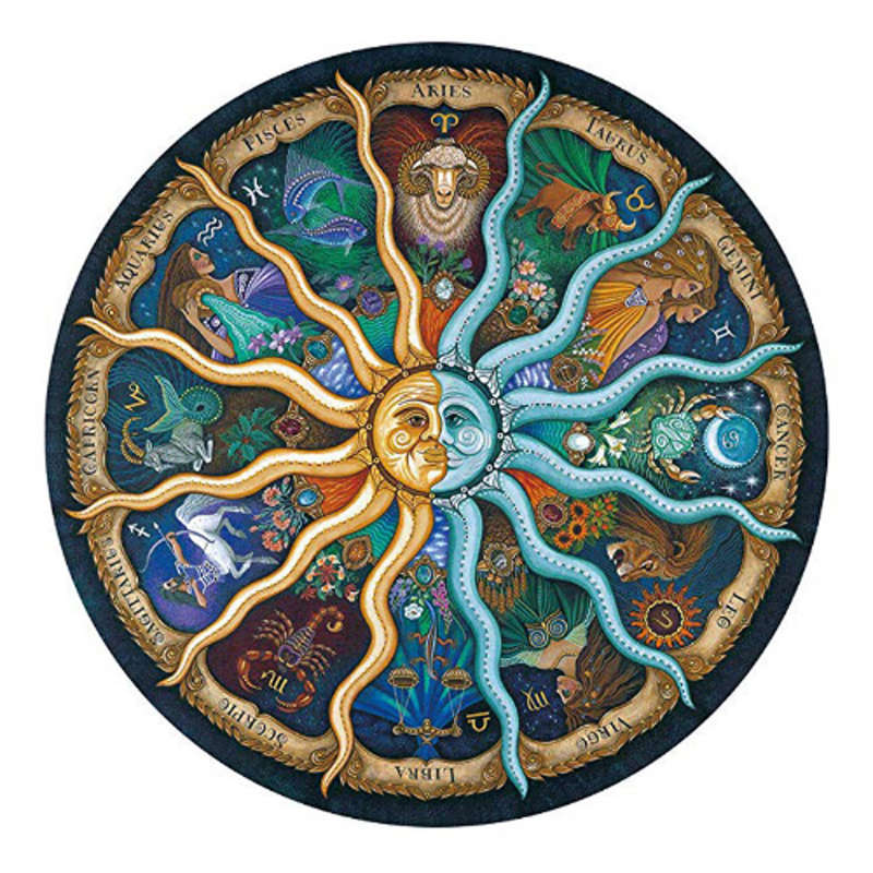 500 Pieces Zodiac Famous Painting Jigsaw Puzzle Toy Decompression Educational Indoor Toys