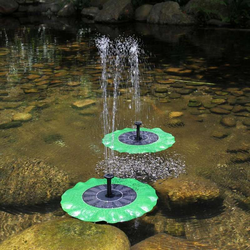Solar Powered Fountain Pump Energy-saving Solar Water Floating Lotus l