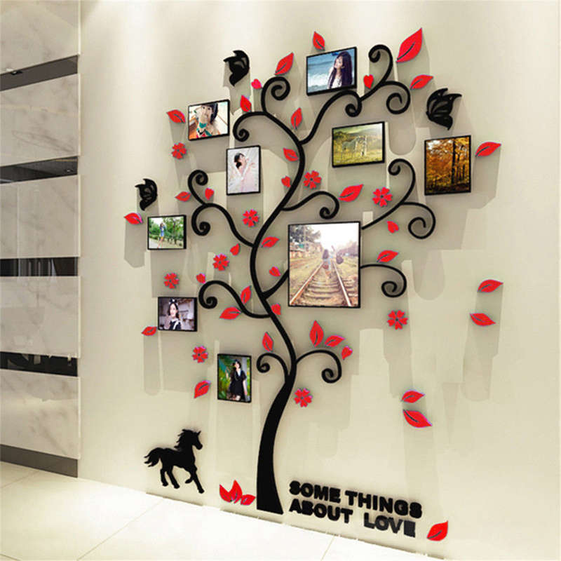 New Removable Family Photo Frame Tree Sticker Living Room Wall Decals DIY Wall D