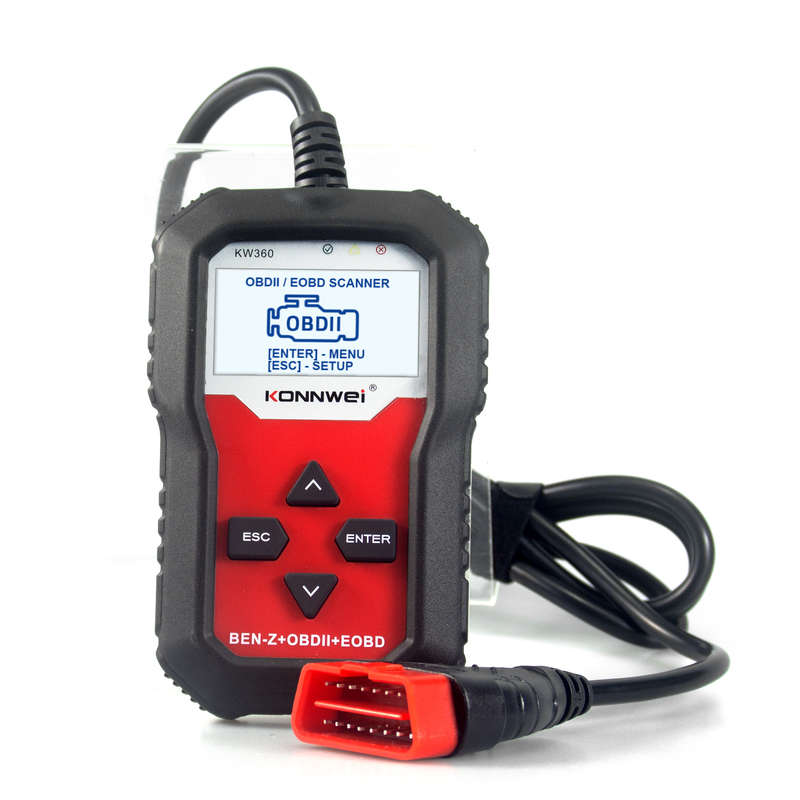 KONNWEI KW360 OBD2 Full System Diagnostic Scanner Detection Automatic Transmiss