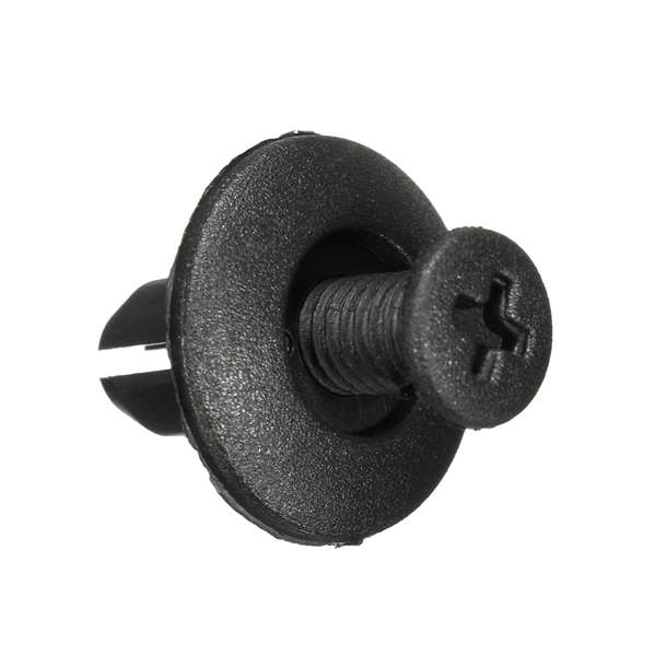 100pcs 8mm Plastic Rivets Fastener Clips Pushpin For Car Auto Fender Bumper