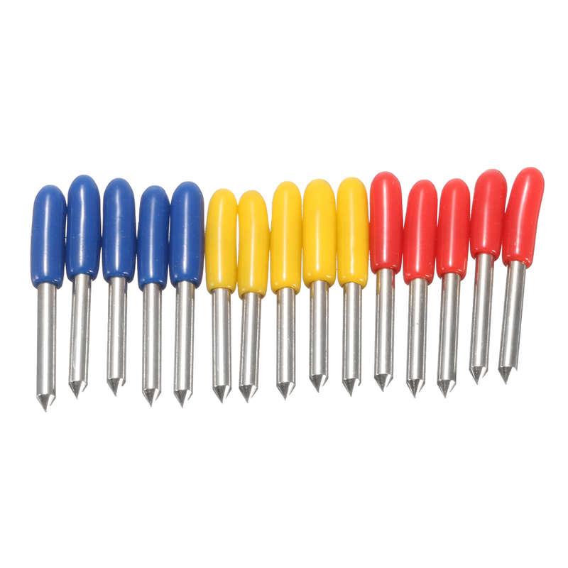 15pcs 30/45/60 Degree Blades GCC Cutting Plotter Vinyl Cutter Blade