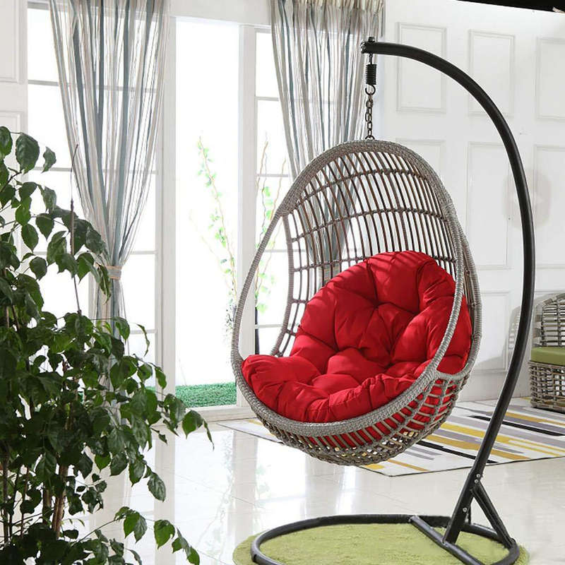 Chair Cushion Hanging Egg Rattan Swing Seat Pads Garden Patio Indoor Outdoor