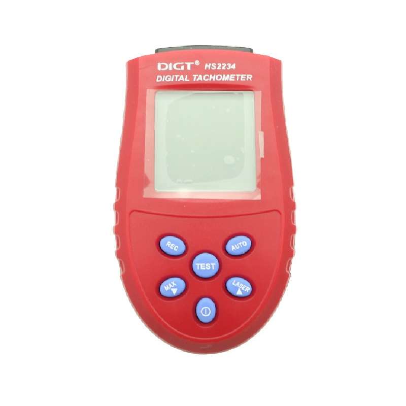 HS2234 Red Digital Laser Tachometer 2.5-99999rpm LCD RPM Test Small Engine Motor Speed Gauge Non-con