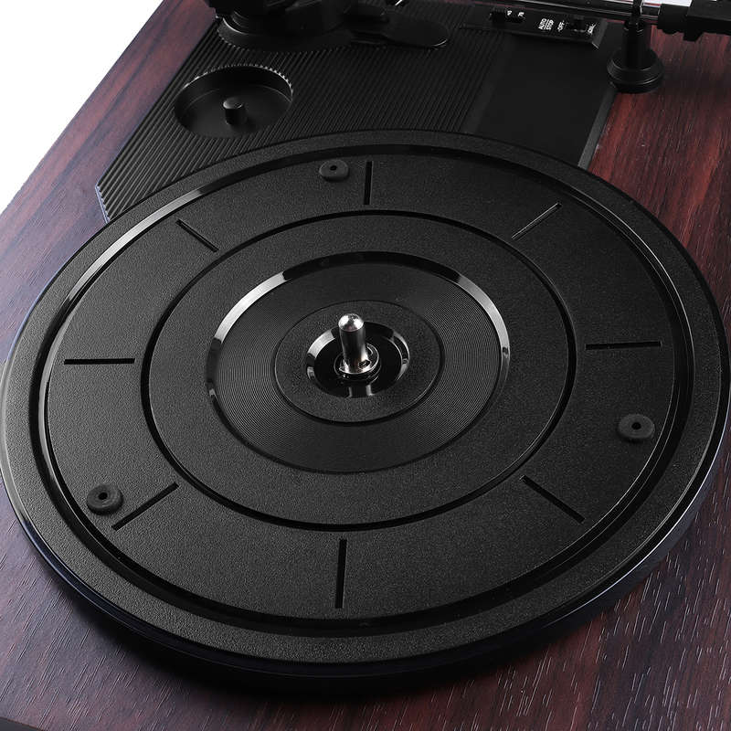 New Retro Stereo 33 45 78 Three Speed Vinyl Record Turntable Player Gramophone