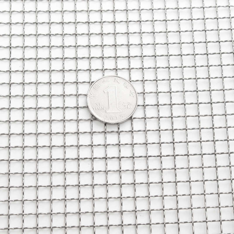 40x40cm Woven Wire 304 Stainless Steel Filtration Grill Sheet Filter 4 Mesh