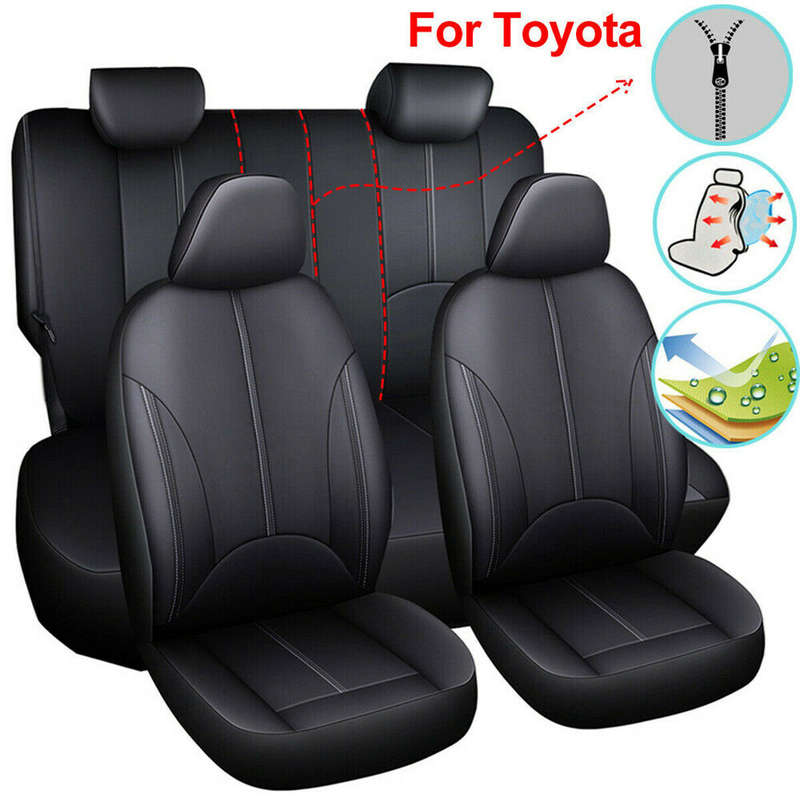 9PCS Car Seat Cover Full Set Front Rear Cushion Protector