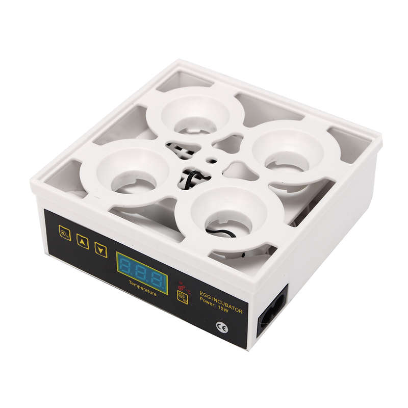 Unique Automatic 4 Egg Turning Incubator Chicken Hatcher Temperature Control Egg Brooder Incubator