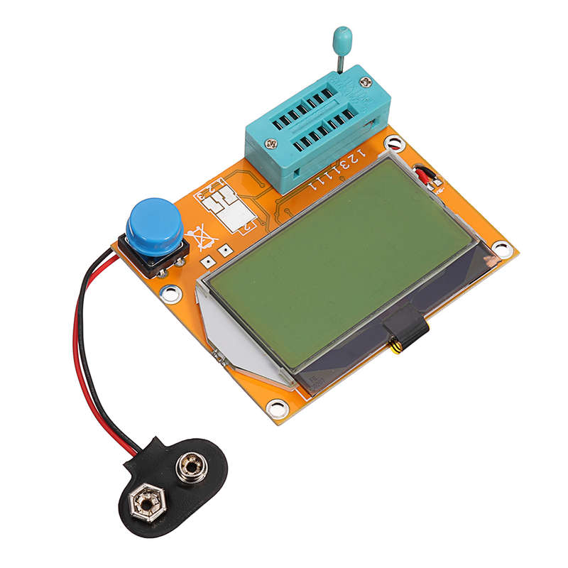 Geekcreit LCR-T4 12864 LCD Graphical Transistor Tester Resistance Capacitance ESR SCR Meter...