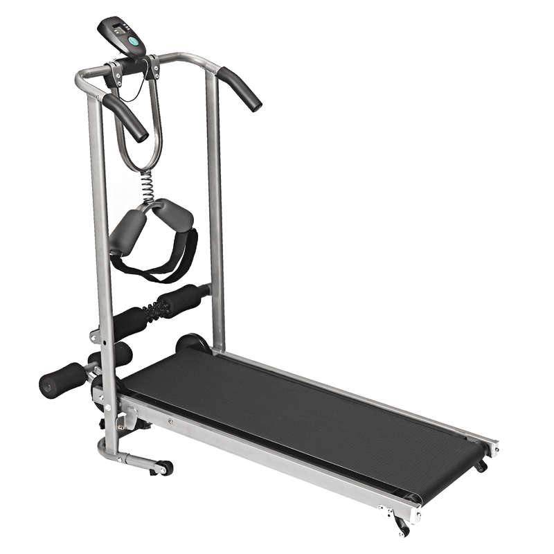 LCD Folding Treadmills Multifunctional Twisting Running Supine Massage Home Gym Fitness Exercise Equ