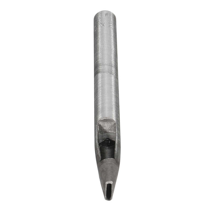 2mm Width Oval Shape Hole Punch Cutter Belt Hollow Leather Puncher (Size 4mm)