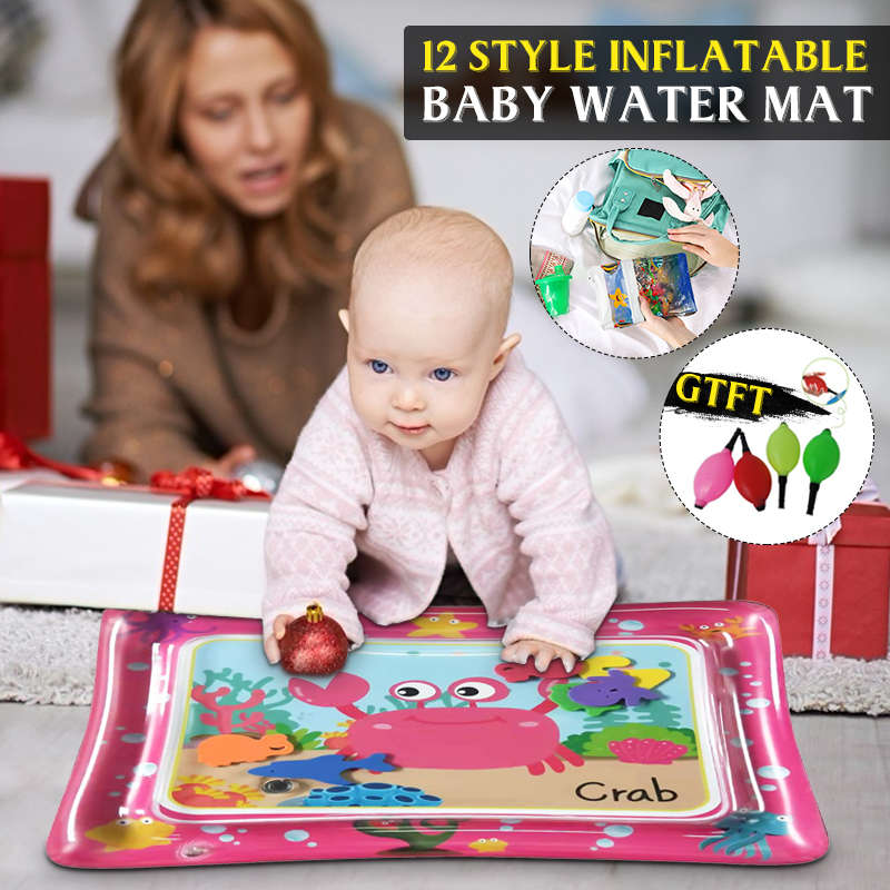 New Inflatable Toys Water Play Mat Infants Baby Toddlers Perfect Fun Tummy Time