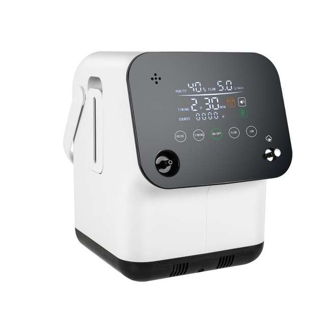 AMONOY ZY-1S 110V with Atomization Portable Oxygen Concentrator 1-6L/min with Anion Function Adjusta