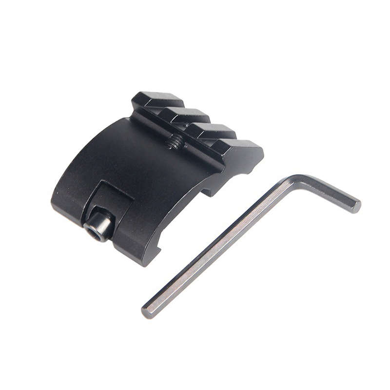 Y73 3Slots Ultralow Profile 45 Offset Picatinny Rail Mount Holder 20mm Rail