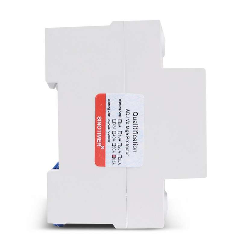SINOTIMER SVP-916 230V 40A/63A Adjustable Auto-recovery Under/Over Voltage Protector R (Current 40A)