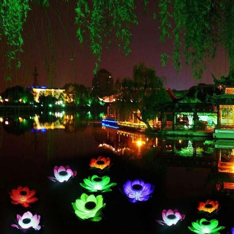 LED Solar Light Waterproof Outdoor Lamp for Swimming Pool Garden Landsca
