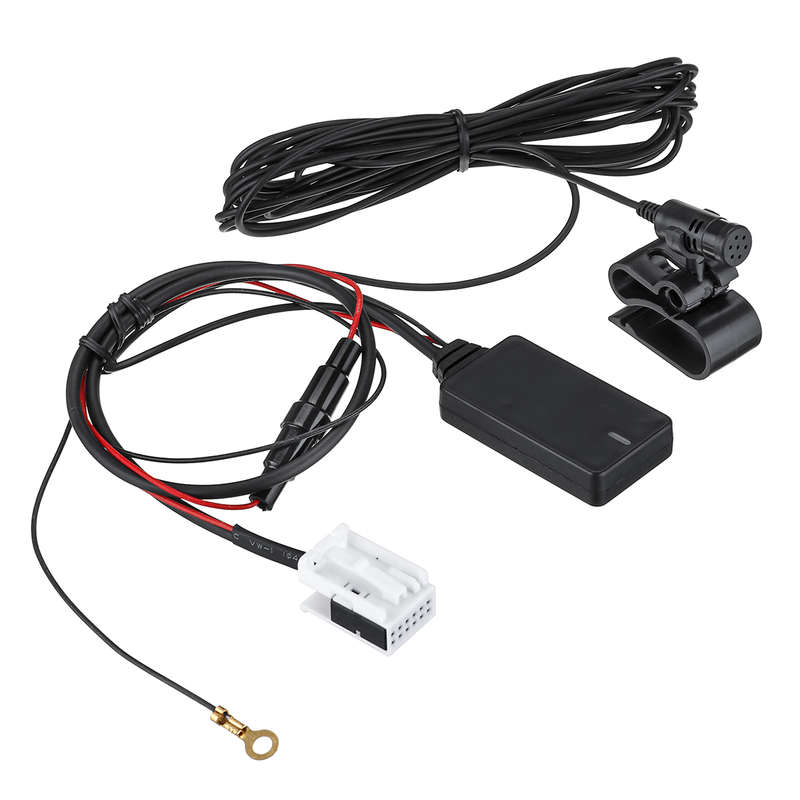 Car Hand-free Wireless Radio Bluetooth AUX Dongle MIC Cable VW Skoda RCD 210 310 510 RNS 3