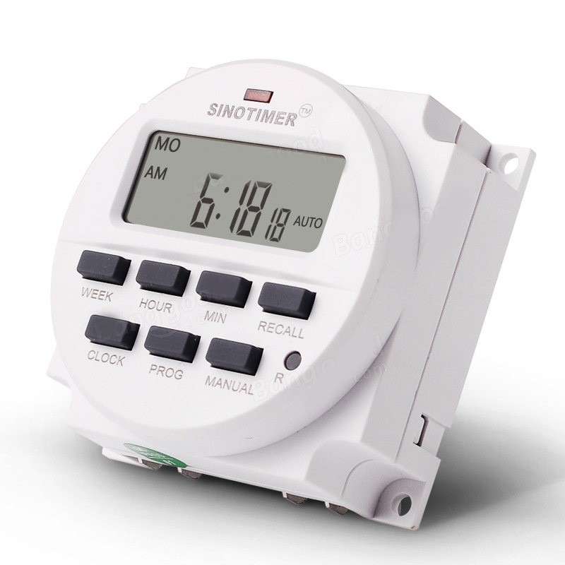 12V 24V 110V 220V Programmable Memory Plant Yard Lamp Timer Automatic