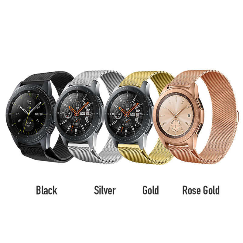 Bakeey 20mm Universal Milanese Stainless Steel Watch Band Magnetic Buckle for BW-HL1/ Galaxy watch a
