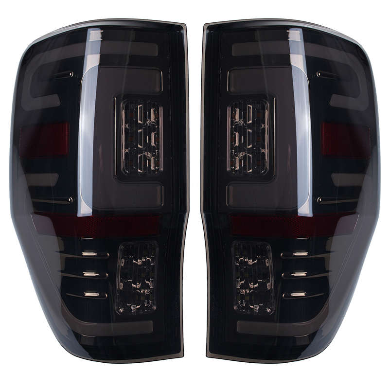 1 Pair Tail Light LED DIY Car Light 2 Colors Rear Brake Lamp for Ford Ranger Raptor T6 T7 PX XL XLT
