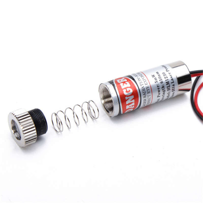 5mW 650nm Focusable Red Dot/Cross/Line Laser Diode Module (Type A)